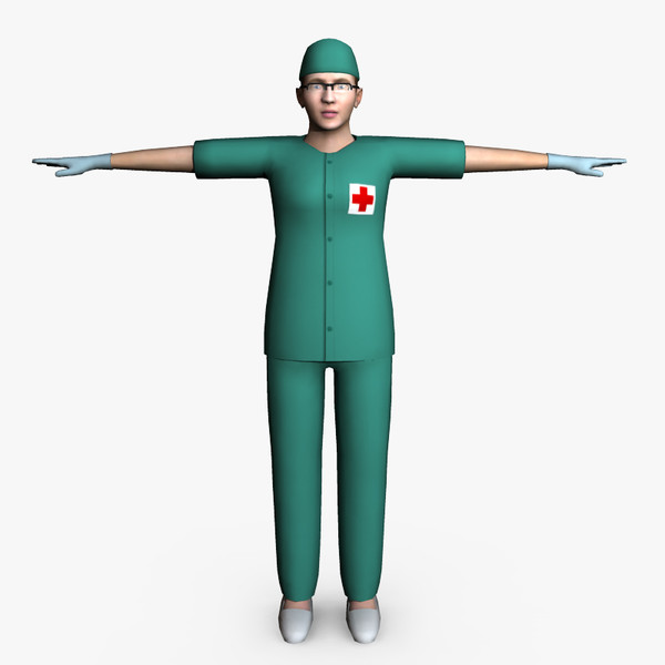 maya surgeon female 02 - Surgeon Female 02... by ignisfatuus